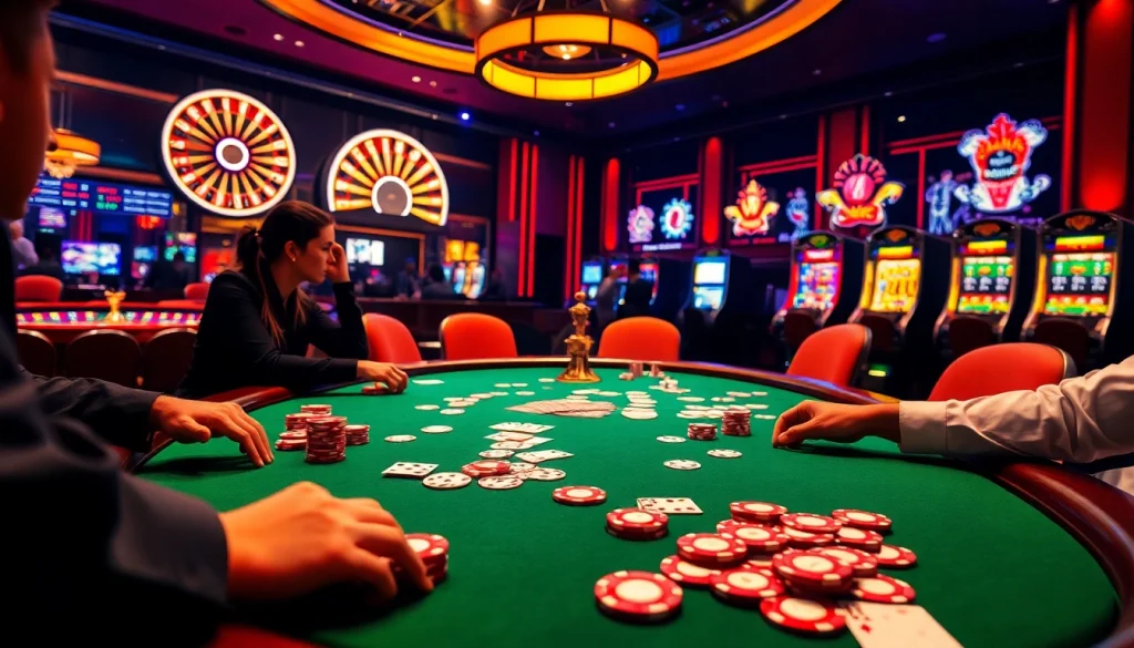 High-stakes poker game scene at https://kjcpro.it.com/ showcasing excitement and luxury.