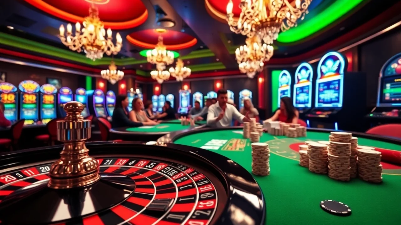 Play exciting casino games at https://gg88.co.com/ featuring luxurious tables, roulette wheels, and vibrant slots.