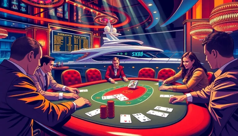 SX88 yacht inspiration in a high-stakes poker game yielding excitement and luxury.