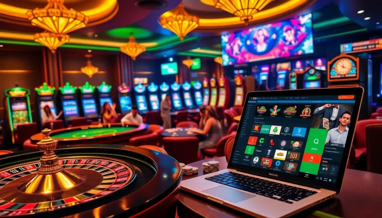 Experience thrilling gaming action at https://ok365vvip.com/ with vibrant casino tables and winning players.