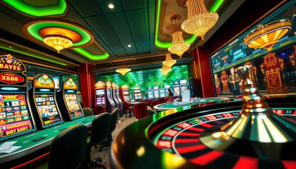 Experience thrilling gameplay at Nhà Cái X88 with vibrant casino tables and engaging betting action.