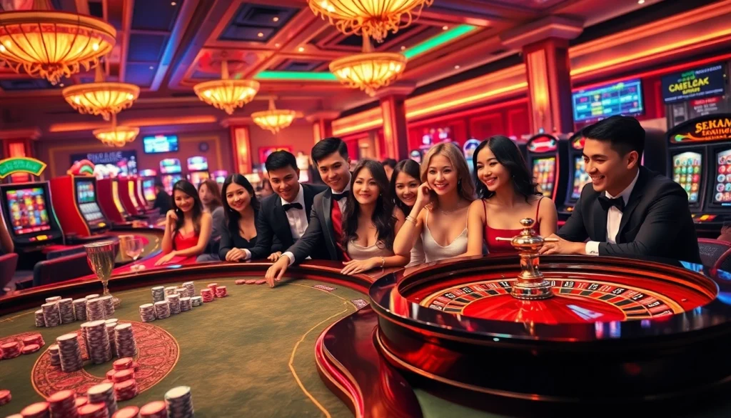 Experience the thrill at eejl77777.com with exciting casino action featuring roulette, chips, and slot machines.