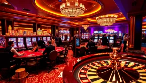 Experience thrilling gameplay at Luckywin with elite poker tables and vibrant slot machines.