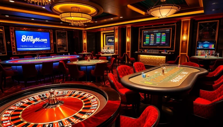 Experience the thrill of 8fly886.com with vibrant casino tables and engaging gameplay.