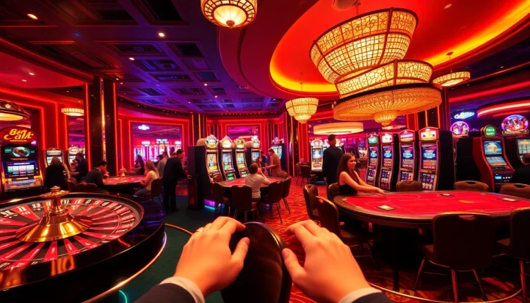 Experience the thrill of lc88 with players enjoying glamorous casino games.