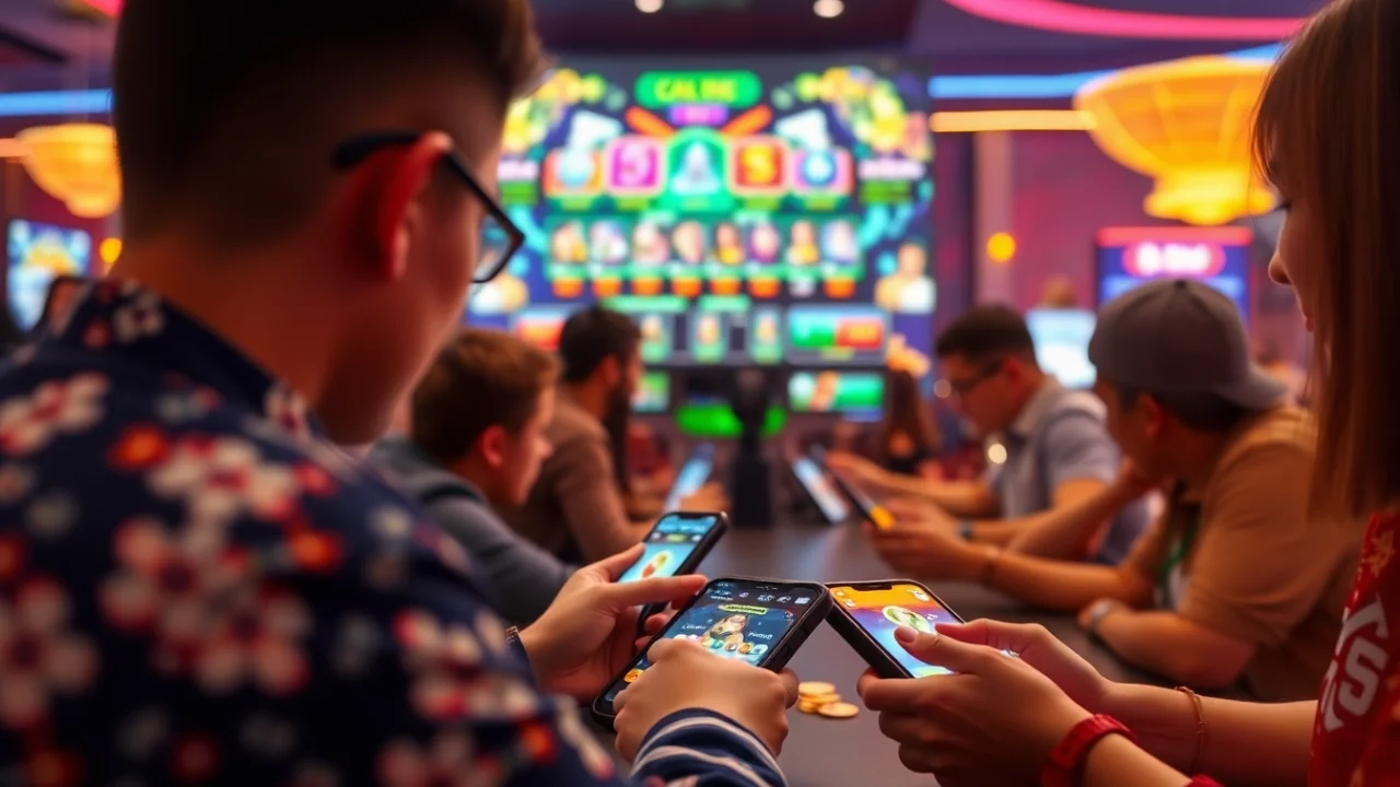 xóc đĩa online gaming interface with vibrant graphics and digital coins