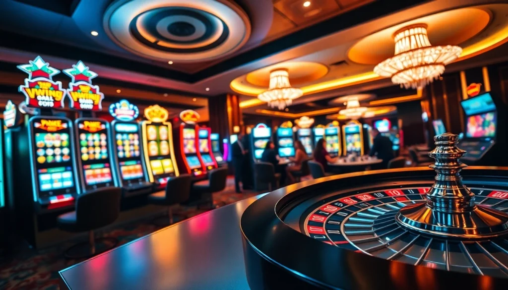 Engaging players in luxury casino setting, highlighting the excitement of đăng nhập VWIN.
