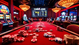 Experience high-stakes action at mk8.com with thrilling poker, vibrant slots, and lively dice games.