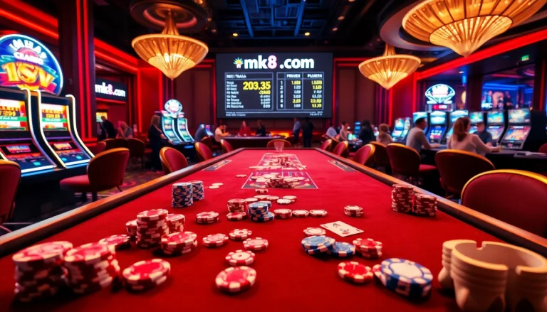 Experience high-stakes action at mk8.com with thrilling poker, vibrant slots, and lively dice games.
