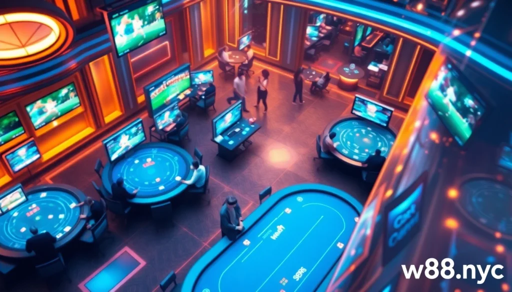 Experience thrilling online betting at W88.nyc with engaging casino games and sports betting action.