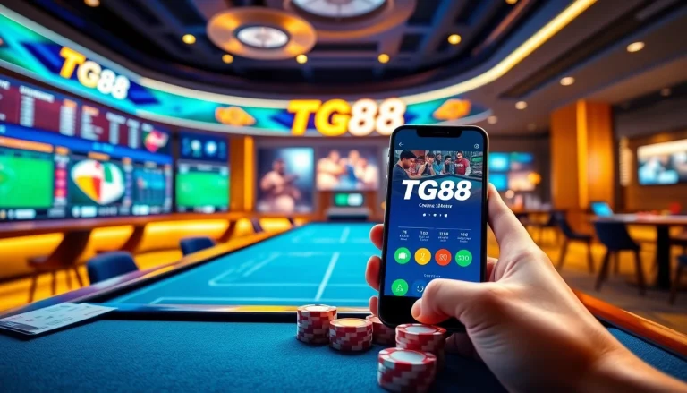 Experience TG88's innovative online gaming platform with a user-friendly interface and secure bet options.