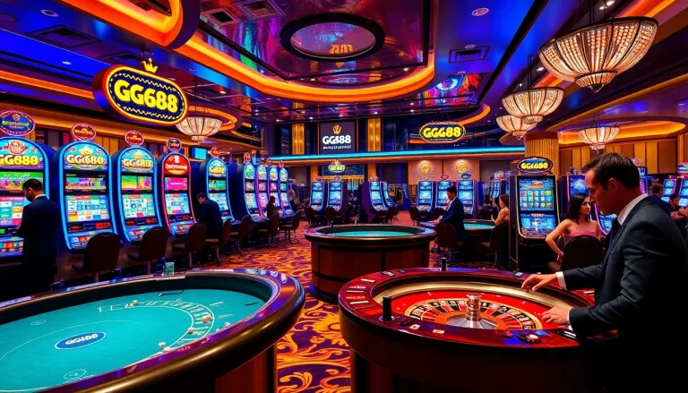 Experience winning at GG88 with vibrant casino games and inviting atmosphere.