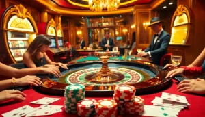 Experience thrilling bets at https://13win.luxury/ with vibrant casino tables and eager players.
