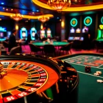 Experience the thrilling atmosphere of 23win06 casino with roulette, cards, and vibrant games.